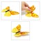 Wrapables 3D Double Wings Butterfly Decorative Wall Decor Stickers, Decals for Bedroom (24 pcs)